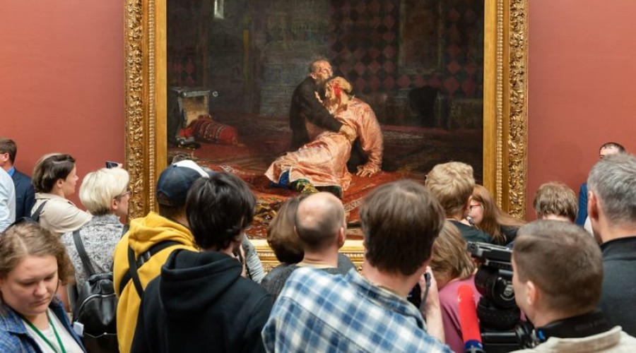 Завершена реставрация картины Ильи Репина “Иван Грозный и сын его Иван 16 ноября 1581 года”