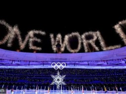 Церемония закрытия XXIV зимних Олимпийских игр в Пекине.